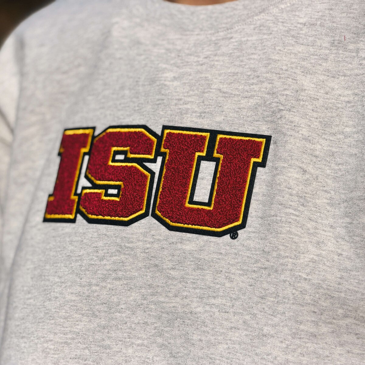 Champion ISU Walking Cy Oatmeal Crewneck Sweatshirt
